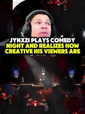 Jynxzi plays comedy night and realizes how creative his viewers are | #jynxzi #jynxziclips #jynxzifunnymoments #comedynight #twitch #viral #fyp @Jynxzi 