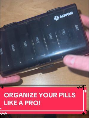 Organize your pills LIKE A PRO! #pillorganizer #health #healthy #organization 