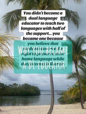 You didn’t become a dual language educator to teach two languages with half of the support… you became one because you believe that students deserve the right to hold onto their home language while they become biliterate Caption-  🔥You’re ready to make small, powerful changes in your practice that lead to big results for your students. 🔥You’re ready to simplify your planning, build metalinguistic connections, and create a classroom that doesn’t require doing the most. You don’t need to start from scratch—you just need the right tools and support to make it happen. 🫶🏽Your students deserve to keep their home language and their teacher deserves the support to make it happen.  That’s exactly what Pa’Lante is here to give you, so you can focus on why you became a dual language educator in the first place!  Click ⬆️ to learn more  #duallanguageteacherproblems #maestrabilingüe #newduallanguageteacher #palantemember #biliteracy #bilingualeducation 