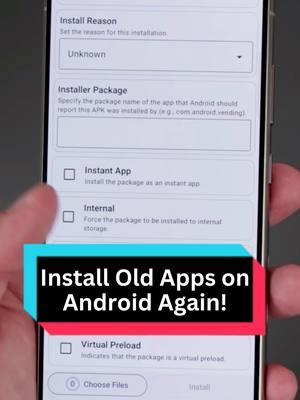 Install Old Apps on Android Again! #androidapps #explore #androidhacks #foryoupage #titokexplore #appsyouneed #techtok #androidusers