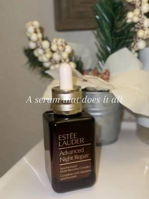 gifted by EsteeLauder 🤎 using this serum everybonce in a while to see that glow, but i dont recommend for super sensitive skin!  #advancednightrepair #thenightclub @Estée Lauder 