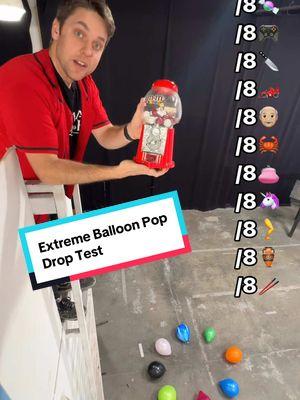 Replying to @🪬Someperson🪬 Wait for it… 👀 I can’t believe that happened! #challenge #droptest #balloons 