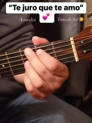 Te juro que te amo en tono de SOL demostración de acordes en guitarra #musicos #musica #guitarra #acordes #lira #progresion #clase #tutorial #curso #enlinea #principiante #tocarguitarra #playingguitar  #romantica #recuerdo #nostalgia #viejostiempos