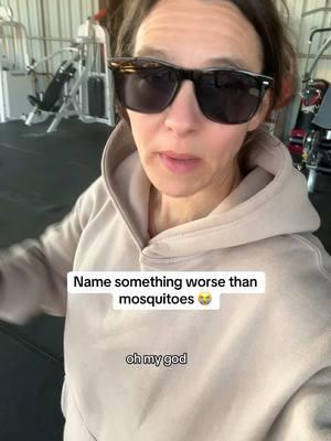 I loathe mosquitoes 😡 #mosquitos #gym #outsidegym #TikTokShop #sunglasses #bluetoothsunglasses 