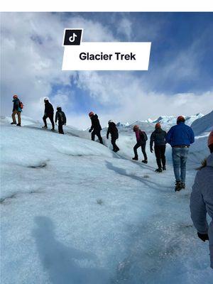 Unreal experience on 📍Perito Moreno Glacier, Argentina. This mini trekking tour is the most popular activity for Perito Moreno! #glacier #glaciertrek #argentina #peritomoreno #bucketlistexperience 