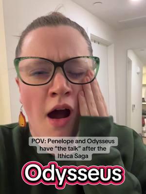 Penelope is ready to go 🤣 She is half-spartan 👀 #epicthemusical #epic #odyssseus #theodyssey #penelope #telemachus #poseidon #reaction #fyp 