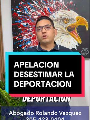 Sabías que puedes desestimar y quitar la orden de deportación??? Muchas personas que están en apelación no saben que esto es una opción. Dejen sus comentarios y preguntas al respecto. Son muchísimas personas que se encuentran en la corte de apelaciones y creen que no hay más opciones. #rolandovazquez #rolandovazquez #abogadodeinmigracion #abogadodeasilo #asilo #asilopolitico #appeal #apelacion #apelar #usa #inmigracion #inmigrantes #migrantes #inmigrantes 