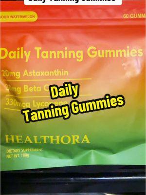 Daily Tanning Gummies by Healthora #tanninggummies #healthora #melaninmagic #tanningtips #tanningchallenge #tannedskin 