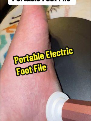 Portable Electric Foot File #footfile #electricfootfile #pedicuretools #pedi #feetcare 