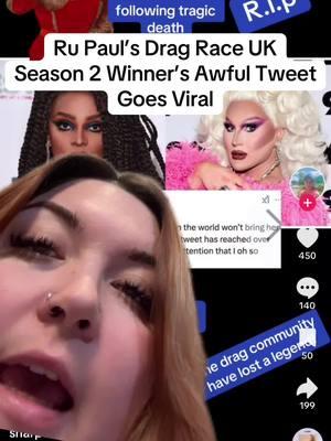 #greenscreen Ru Paul’s Drag Race UK Season 2 Winner’s Awful Tweet  Goes Viral. #rupaulsdragrace #drama #messy #siptheteawhileispillit #sipthetea #spillthetea #messytiktok #dramatiktok #UK #rupaulsdragraceUK #petty #storytime #realitytv #dragqueen #dragqueensoftiktok 