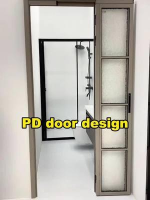 The small door opening will not take up too much space.#ptdoor #slidingdoor #foldingdoor #glassdoor #glassdoors #aluminiumdoors #aluminiumdoor #safetydoor #decoration  #building #renovation #tottmewindoors #houserenovation #aluminiumfabrication #doorfactory #interiordesign  #homedeco #customgate #door #decorideas #homedecor #decor #style #art #tottme #tottmetal #family #viral