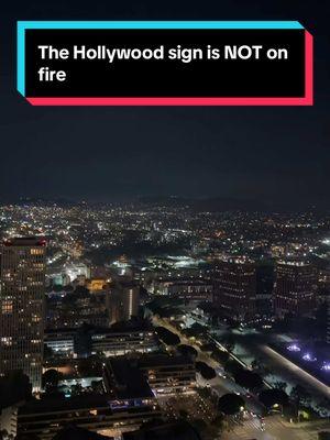 Replying to @OG 2 Tone #hollywoodsign #fire #losangeles #wildfires 