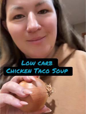 Low carb chicken taco soup #keto #lowcarb #iamlazeketo #soup 