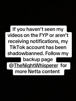 Follow my backup page for more netta content @TheNightWhisperer 🙏🏽#trending #teamworktrend #msnetta #netta #nettacharles #nettaandcharles #f #fy 