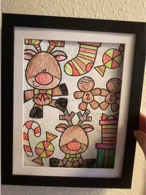 Broken but still good! #fyp #pictureframe #kidsartwork #coloringpages #TikTokShop #lilmama224 #foryou 