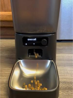 Feed your pet with this automatic feeder! #appcontrol #automaticpetfeeder #petfeeder #pettok #tiktokpets #lovepets 