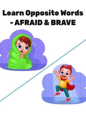 😱 Afraid to try new things? Or brave enough to conquer challenges? 💪 Lucas's fun and catchy song about these opposites will help kids learn and relate.  Share a time when you felt brave in the comments - your story might inspire someone else to take a big step! 🌟🎶 #learnwithtiktok #learnopposites #oppositewordsinenglish #educationforkids #opposites #learnenglish #tiktokkids #kidsvideo #learnfromme #foryoukids #foryoupage #edutok #LearnOnTikTok #englishteacher #dailyenglishlearning #prek #earlyeducation #backtoschool #preschoolactivities #homeschooling #kidsactivities #lucasandfriends #childhood #tiktokteacher #kidstiktok