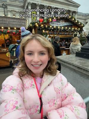 mentally I am still in London Christmas 😀🎄✨❤️ @EF Ultimate Break #thisisultimate code HAILEY100 for $$$ off your EF trip 😊 #holidayseason #londontrip #solotravel #grouptravel #christmasmarket #trafalgarsquare 