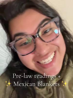 The danger comes by being too comfy & falling asleep 🤣 #mexicanblanket #latina #cobija #prelaw #firstgen #prelawtiktok 