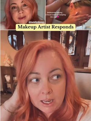 Makeup artist responds to bride taking off her makeup 🤯💄 #bridalmakeup #bride #makeupartist #tiktokdrama #original