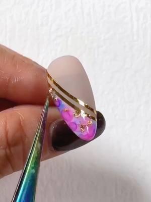 Blooming Marble French Tips Nail💐✨ #rosalindnailart #rosalindgelpolish #nails #nailsartvideo #springnails #frenchnails #colorfunails #bloominggelnails #nailtutorial #nailtech #diynails #nailsathome #howto #nailsdesign #nailideas #fyp