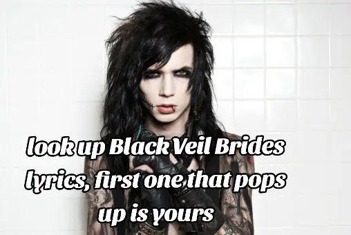 #bvb  #blackveilbrides #andybiersack #lyrics #devilinthemirror #fyp 