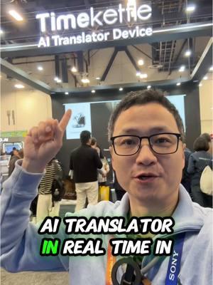 Timekettle AI translator #ces #timekettle #timekettleW4Pro #ces2025 