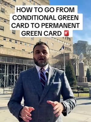 If you got a conditional Green Card, make sure you follow the steps so that way you can successfully get a permanent (10 year) Green Card! #immigration #immigrants #greencard #visa #visitvisa #uscis #uscitizen #citizenship #uscitizenship #embassy #usa #travel #migrants #immigrationlawyer #immigrationattorney #nyc #nyclawyer #legaltiktok #legaladvice #fyp #fyp≥ 