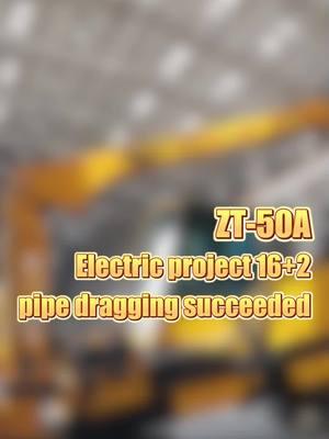 Experience the efficiency of the ZT-50A Power Pipe 16+2, Pipe Drag Success, 50 tonne Drill Rig made by Drillto! 🛠️ #directionaldrilling #horizontaldirectionaldrilling