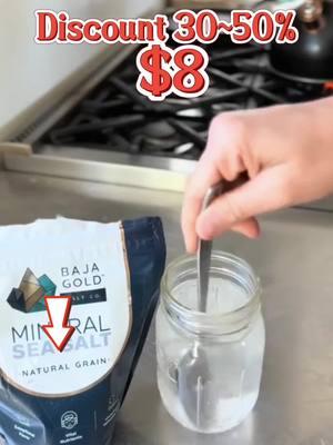 Baja Gold mineral sea salt  #bajagold #bajagoldseasalt #mineralsalt #bajagoldsalt #magnesium #tiktokshopyearendsale #newyearnewaura #tiktokshoplastchance #resultsmayvary #seasalt @Baja Gold Salt Co. 