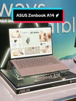 THE ZENBOOK A14 IS THE BEST LAPTOP AT CES!!! 🪽🪽🪽 #asus #asusrog #asuslaptop #asuszenbook #zenbook #zenbooka14 #ces @Best Buy Canada @ASUS 