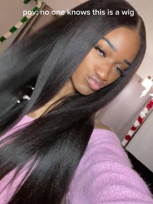 So Natural and Silk Press😍😍 I’m obsessed!! #sunberhair #sunberwigs #yaki #straighthair #gluelesswig #drawstring #wiginstall