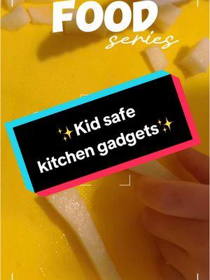 Best gift for my little helper! She loves being able to cut and peel on her own!! #kidsafe #littlehelper #kitchengadgets #kidsgadgets #kidswhocook 