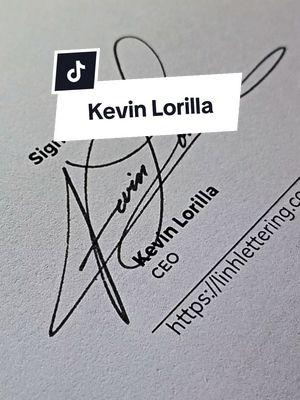 #signatureideas #design #letras #firma #Kevin 