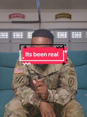 its been real. sometimes you must speak up to be heard. other times, you must be quite to be appreciate. #blkmiltok #military #miltok #blackunicorn #bearededcase #army #msgparker #1sgparker #signingoff #sapper #ranger #doubletab #beardgang #shavingprofile #beardcards #attackonbeards #tiktokcreator 