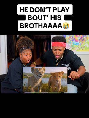 Scar was ready to throw hands for his brothaaa🤣🥊 Lin Manuel Miranda freakin’ crushed this song, some parts reminded of us of “Hamilton”🔥 this song makes us wanna see the movie lolol #aaronpierre #mufasa #taka #scar #lionking #thelionking #disney #simba #reaction #wicked 