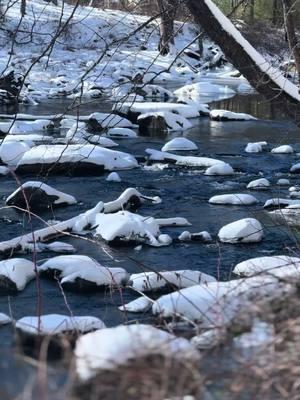 Beautiful hike in the snow at Patapsco park via Mckeldin switchback trail. #snowhike #blackhiker #blackhikers #dmvhike #dmvhikers #blackgirlshike