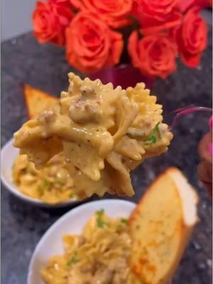 Creamy Bow Tie Pasta?  www.brasscuisinespices.com  320 McKeever Rd #A3 Arcola, Tx 77583 Open Wednesday-Saturday 10:00-3:00 