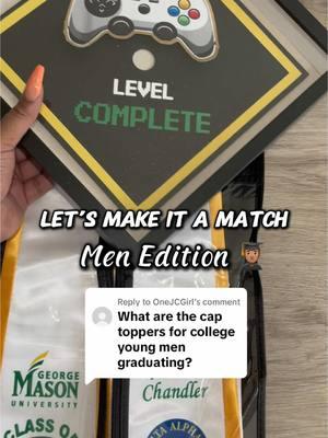 Replying to @OneJCGirl Here are a couple of men themed graduation cap toppers. Fully customized cap toppers are the best approach to ordering for them being that our target market is catered toward mostly women.  #gradcap #graduationcap #graduationcapideas #gradcaps 