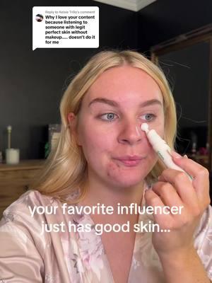 Replying to @Kelsie Trillo talking about makeup and having good skin ##makeup##makeuptutorial##reality##acneproneskin##accountability##problematicskin##acne##acnestory##acnejourney##makeuptips