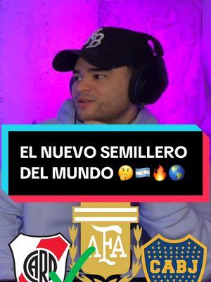 ¿EL NUEVO SEMILLERO DEL MUNDO? 🤔⚪️🔴🇦🇷 #riverplate #bocajuniors #argentina #seleccionargentina #bosteros #argentinosjuniors #semilleros #bover #campeonesdelmundo #fyp 