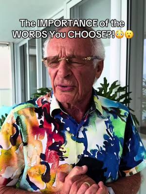 The IMPORTANCE of the  WORDS You CHOOSE?!😳😮 #peterthomas #entrepreneur #changeyourlife #changeyourmindset #business #wealthmindset 