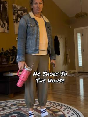 No shoes in the house! #familytime #family #noshoes #familyfun #wifey #wifelife #husbandwife 