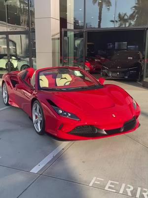 2021 Ferrari F8 Spider presented in Rosso Corsa with a custom interior in Rosso Ferrari and Sabbia 😍 - #ferrari #f8spider #ferrarif8 #ferrarif8spider #supercar