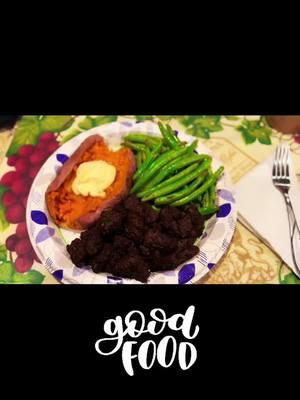 Boston’s Tender Steak Bites served with a side of Sautéed Garlic Green Beans and a Baked Sweet Potato. #Boston #ForTheLoveOfCooking #❤️💕 #CaterToHer #LoveLanguage #Food #ServeHerOnlyTheBest #EatGood #Mangia #Dinner #Steak #Perfection #MeltInYourMouth #🤤 #Tender #FlavorBomb #Taken #wlw #🌈 #Melie #Engaged #Soulmates #BestFriends #LoveOfALifetime #FYP 