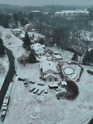 Capturing winter’s wonder from above ❄️✨ #DroneShots #SnowyViews #WinterVibes #NatureFromAbove