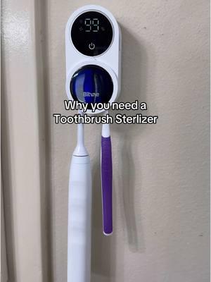 #creatorsearchinsights I didn’t know you can get sick from your toothbrush 😳 #toothbrushsanitizer #toothbrush #strep #strepthroat #cleantoothbrush #sorethroat #musthaveproducts #tiktokshopfinds #sterilizer #toothbrushsterilizer #wallscc 