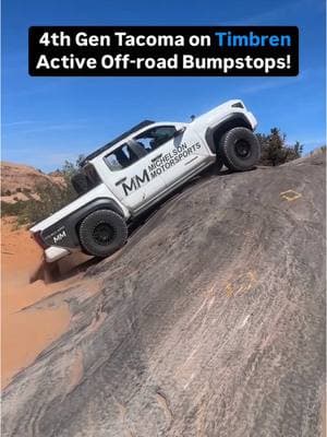 @michelson.motorsports putting his 2024 Tacoma through its paces!  Equipped with our Active Off-road Bumpstops💪 #toyotatacoma #tacoma #michelsonmotorsports #tacomabeast #tacomanation #tacomaoffroad #timbren #timbrenindustries #suspension #offroad #overland 