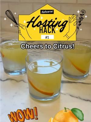 Keep your cool at your next gathering with this vitamin-C ice cube #hostinghack 🍊It’s an easy and effortless way to be prepared for when your guests arrive! #AirborneHealth #vitaminC #hostinghack #icecubehack #icecubes #KitchenHacks #fyp #foryourpage #immunehealth #immunesupport #vitamins #hostinghacks