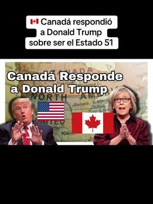 Sobre las declaraciones del presidente Electo Donald Trump acerca de su interés sobre Canadá se convierta en el estado número 51, la parlamentista Canadiense Elizabeth May, respondió  fuertemente a las declaraciones de Donald Trump, sugiriendo que los estados de California, Washington, Oregon entre otros estados de Estados Unidos, se anexen a Canadá, ofreciéndole Salud y bienestar y calles seguras. Reiterando que las declaraciones de Trump no fueron de agrado! Porque Canadá es un país Soberano.   #informate #canadá #eeuu #news #videos #noticias #donaldtrump #trump #informacion #mundo #geopolitics #geopolitica #america #americanos #latino #americalatina #mexico #colombia #venezuela #chile #argentina #ecuador #costarica #elsalvador #nicaragua #guatemala #peru #uruguay #paraguay #rd #pr #newyork #europa #noticiastiktok #tiktok #mundo #españa #cuba 